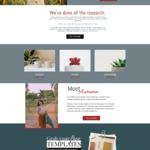 Autumn Haven website template